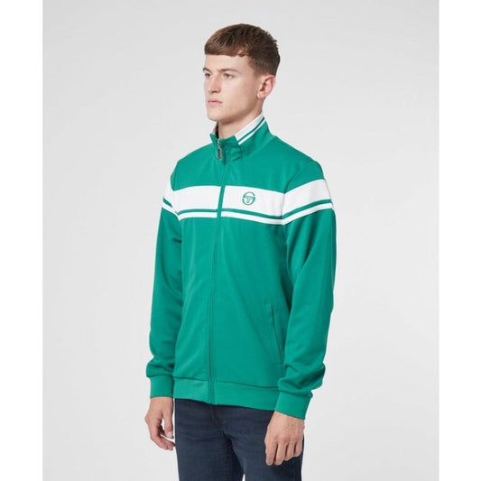 Sergio Tacchini Damarindo Track Top Green White ORIGINAL