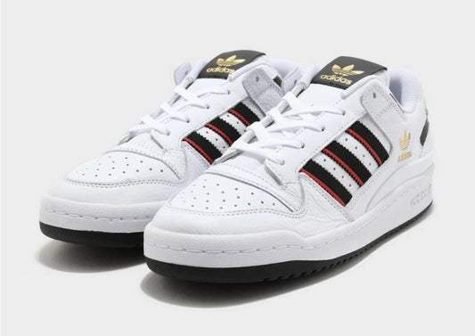 Adidas Forum Low White Black Red White Gold Blacksole Exclusive