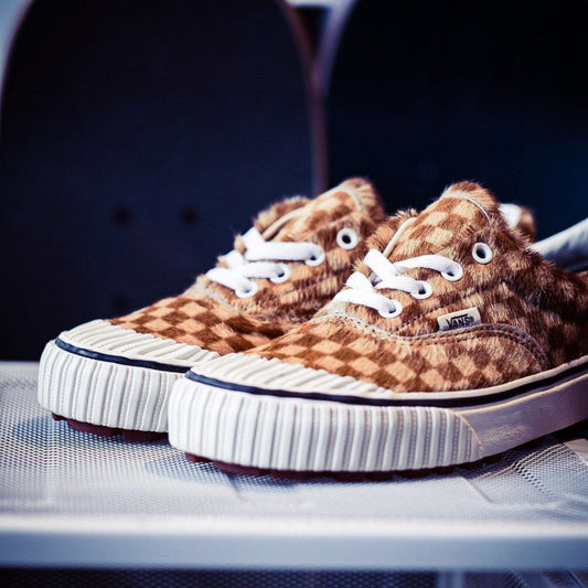 Vans New Era TC Lug Pony Check Khaki / Snow White Original