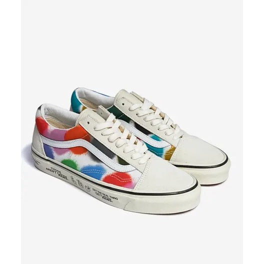 Vans Old Skool 36 DX Spray Spots Marshmallow ORIGINAL VN0A54F39XQ