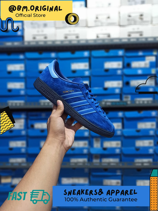 Adidas Munchen All Blue Bliss Turqoise Exclusive ORIGINAL