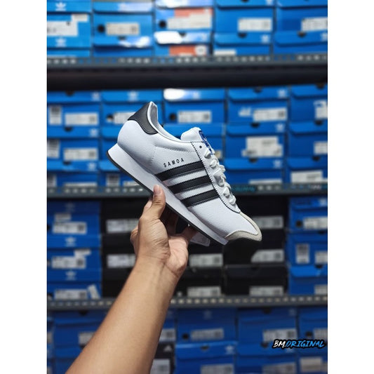 Adidas Samoa White Black Blue ORIGINAL 675033
