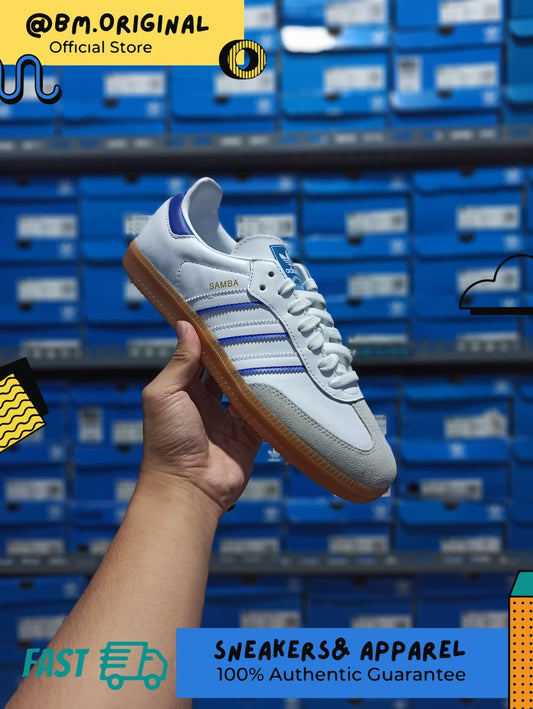 Adidas Samba Cloud White Lucid Blue Gum IG2339
