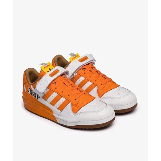 ADIDAS X M&M'S FORUM LO 84 WHITE ORANGE ORIGINAL GY6315