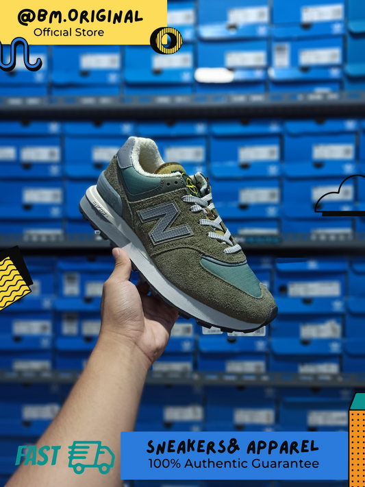 New Balance Stone Island 574 Green U574LGST