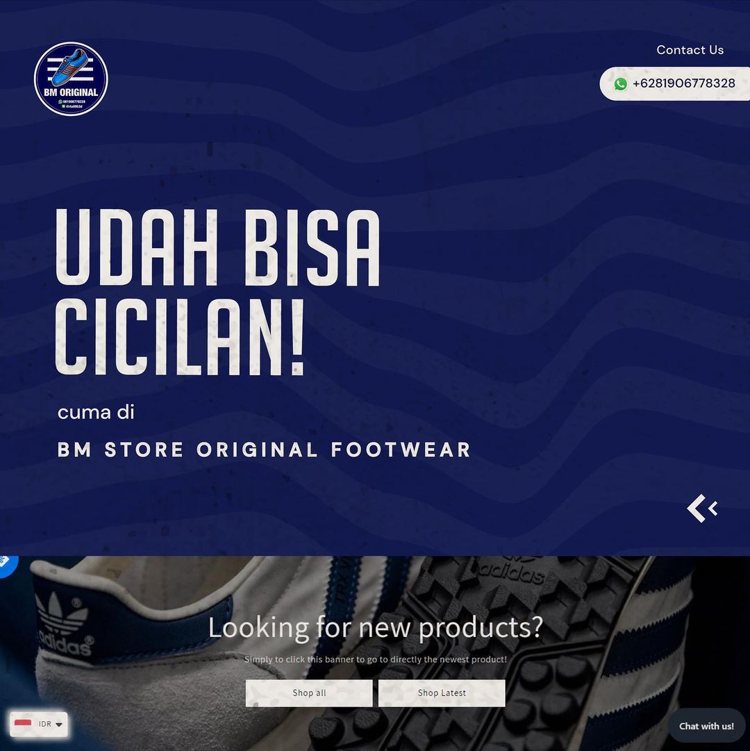 CICILAN 0% DENGAN APLIKASI DAN KARTU KREDIT DI BM STORE ORIGINAL FOOTWEAR
