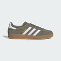 Adidas Gazelle Indoor Olive Strata Cloud White Gold Metallic JQ0174