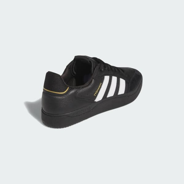 Adidas Tyshawn Low Core Black Cloud White Gold Metallic IE3124
