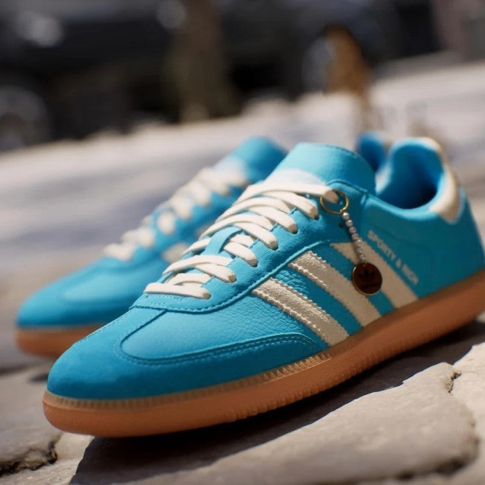 Adidas Samba OG Sporty & Rich Blue Rush Cream White Gum IE6975
