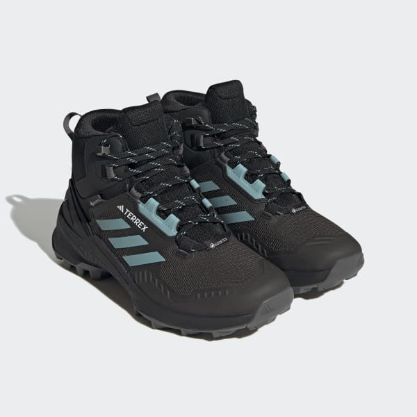 Adidas Terrex Swift R3 Mid Goretex Core Black Mint Ton Grey HP8712