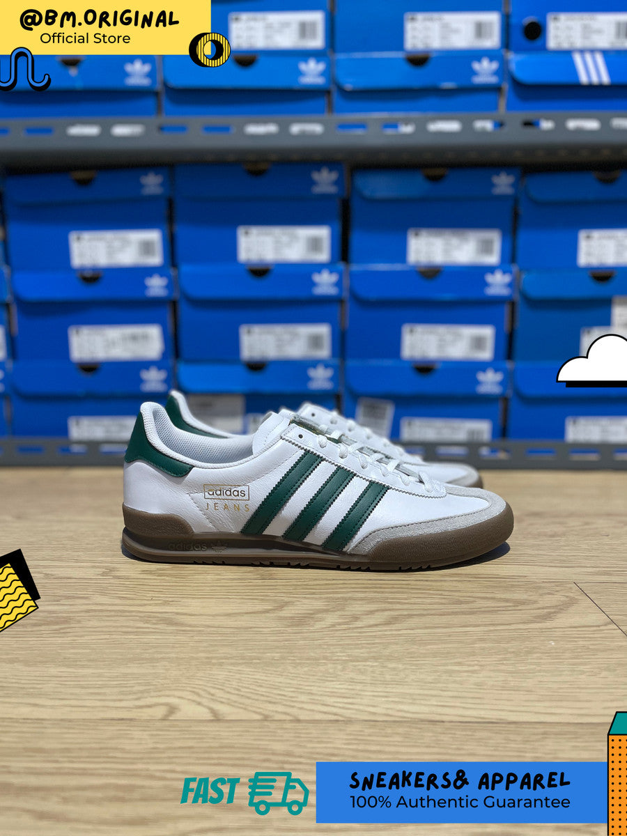 Adidas Jeans White College Green Gum GX4990