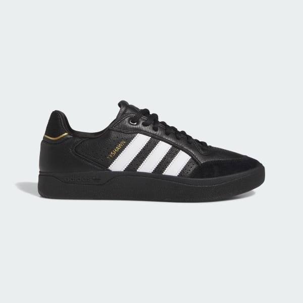 Adidas Tyshawn Low Core Black Cloud White Gold Metallic IE3124
