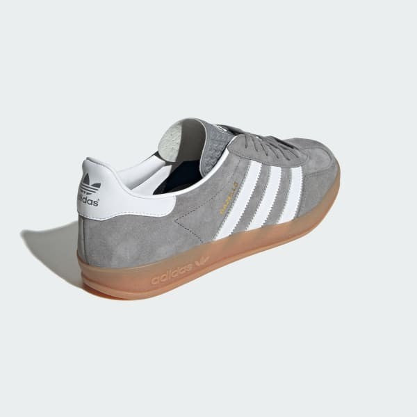 Adidas Gazelle Indoor Grey Three Cloud White Gum ID0978
