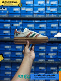 Adidas Gazelle Bold Cream White Wild Sepia Collegiate Green IG3685