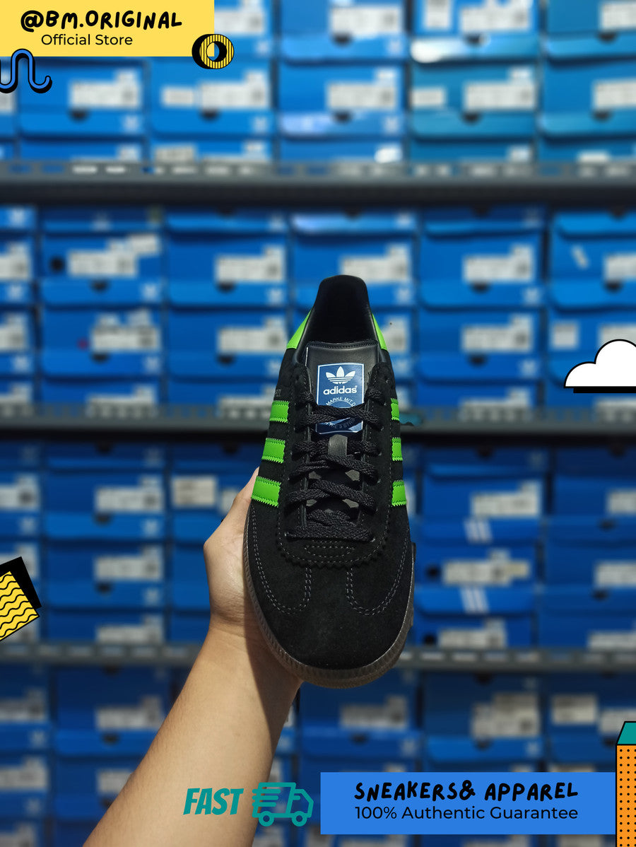 Adidas Samba Deco SPZL Core Black Lucid Lime Gum IF5738