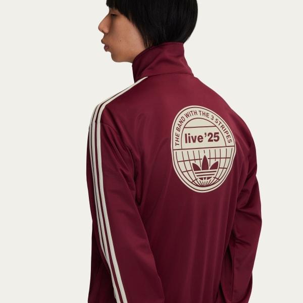Adidas x Oasis Tour Firebird Track Top Noble Maroon KK9133