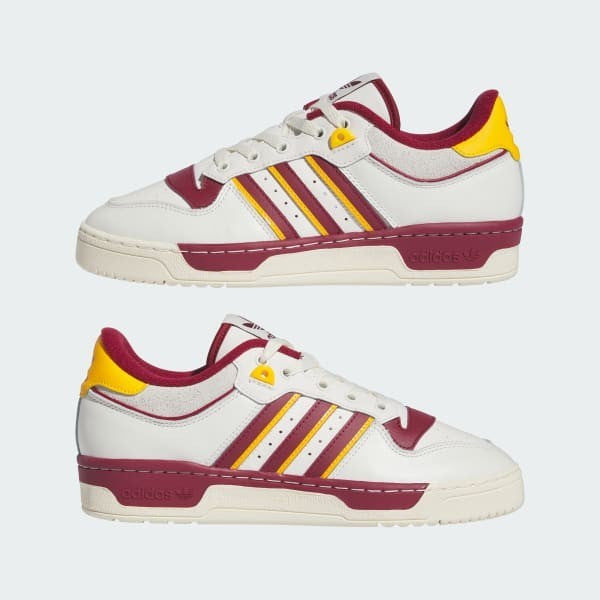 Adidas Rivalry Low 86 Cloud White Team Coll Burgundy 2 IE7159