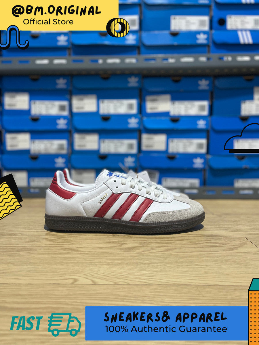 Adidas Samba OG White Better Scarlet Gum IG1025
