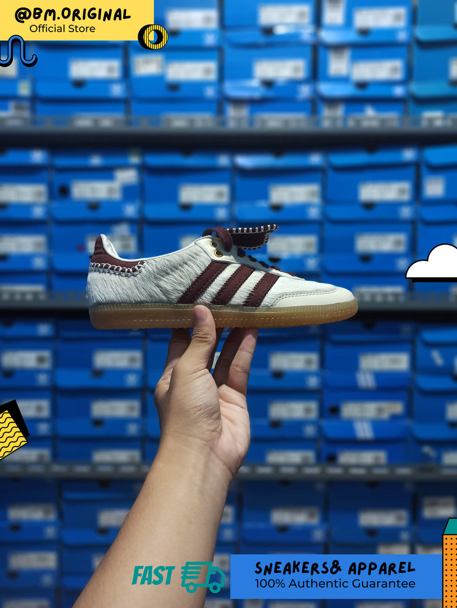 Adidas Wales Bonner Samba Pony Tonal Low Cream White Mystery IE0586