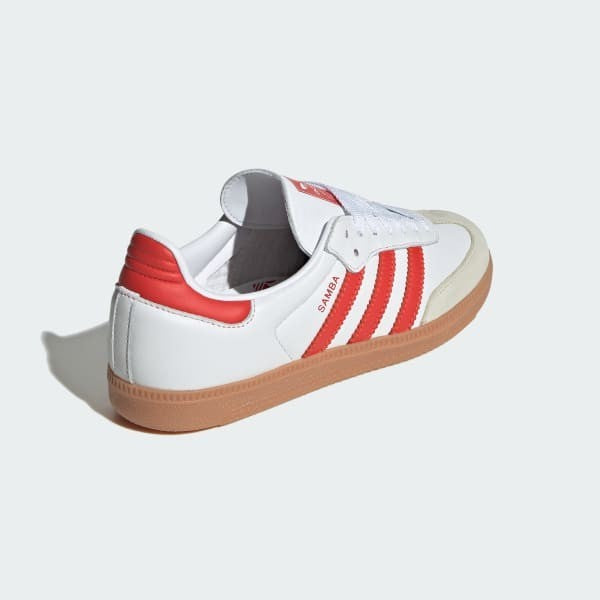 Adidas Samba OG Cloud White Solar Red Off White IF6513