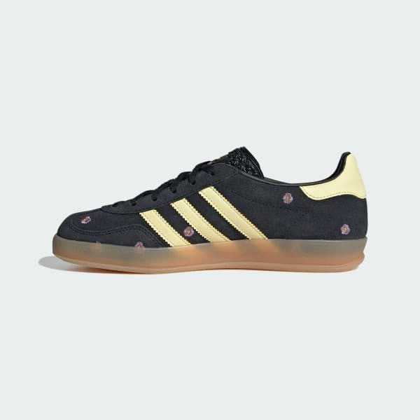 Adidas Gazelle Indoor Core Black Almost Yellow Silver Dawn IF4490