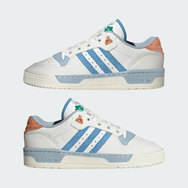 Adidas Rivalry Low Core White Light Blue Off White IG3066
