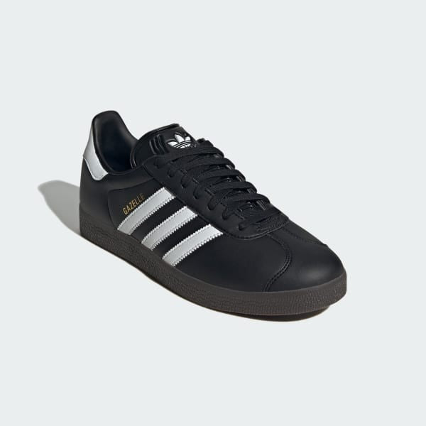 Adidas Gazelle Low Core Black Cloud White Gold Metallic IH2217 BM STORE ORIGINAL FOOTWEAR