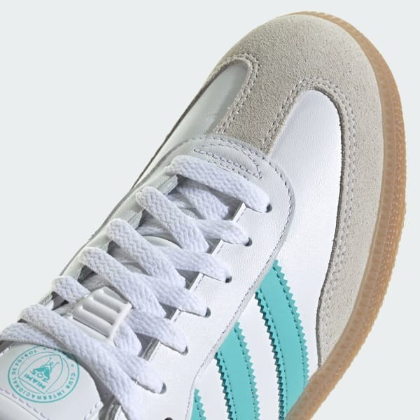Adidas Samba Inter Miami CF Cloud White Easy Mint Gum IH8160