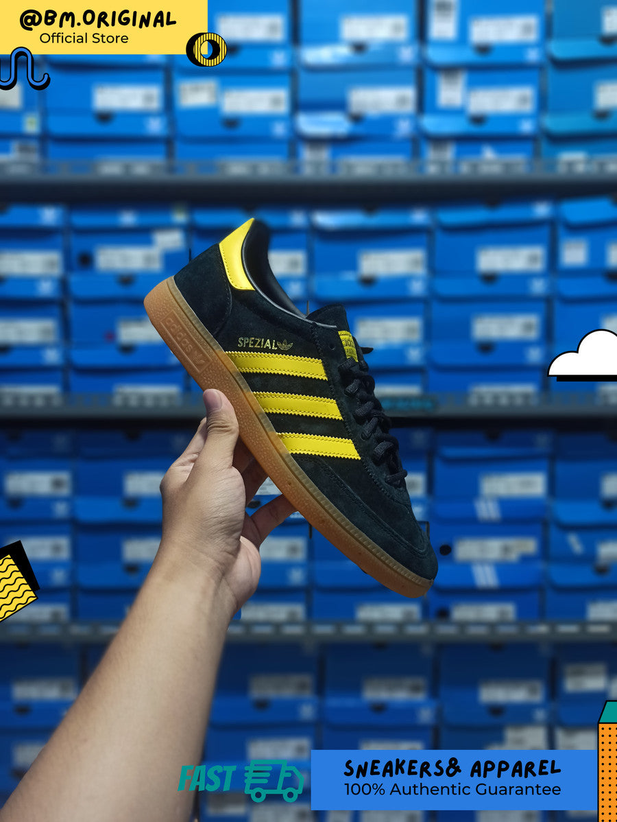 Adidas Spezial Handball Core Black Yellow Gold Metallic CW Oslo FX5676
