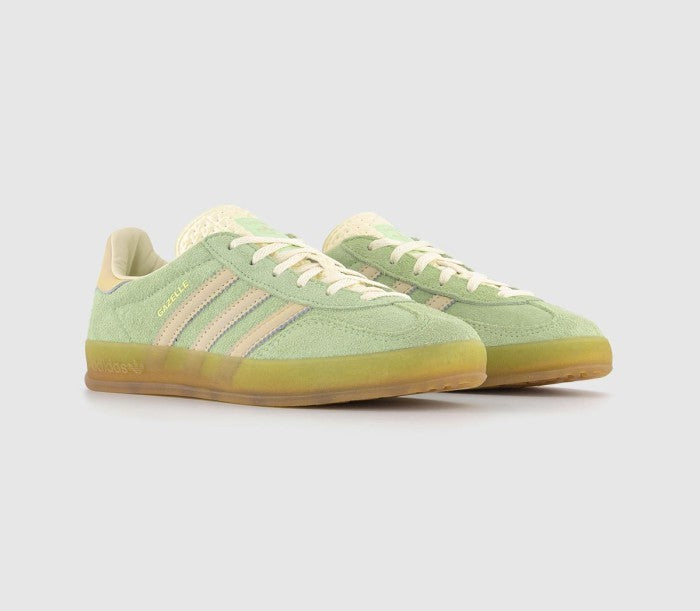 Adidas Gazelle Indoor Semi Green Spark Almost Yellow Cream IE2948