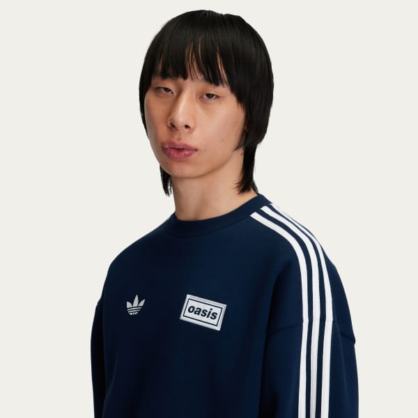 Adidas x Oasis Tour Oversized Crew Night Indigo KT3453