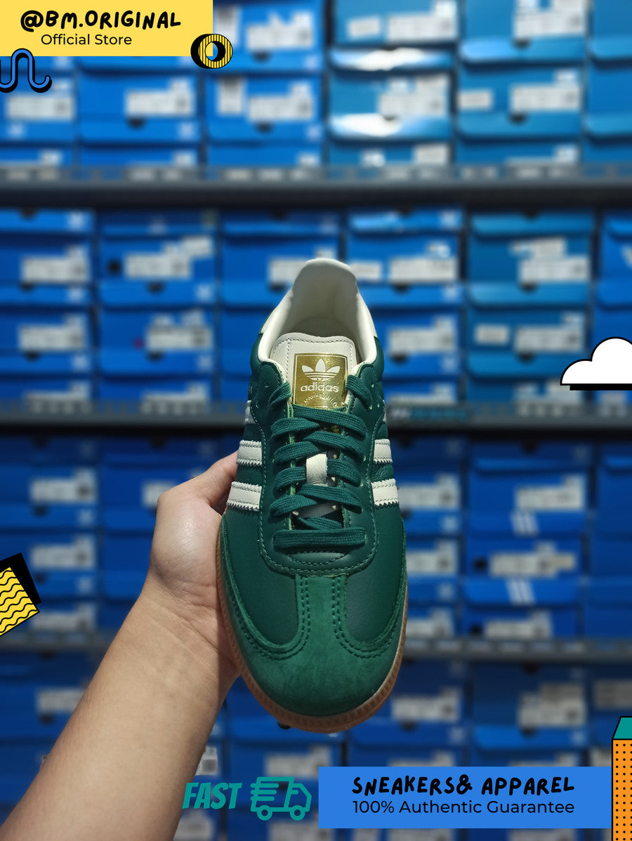 Adidas Samba OG Collegiate Green Cream White Gold Metallic IE0872 – BM  STORE ORIGINAL FOOTWEAR