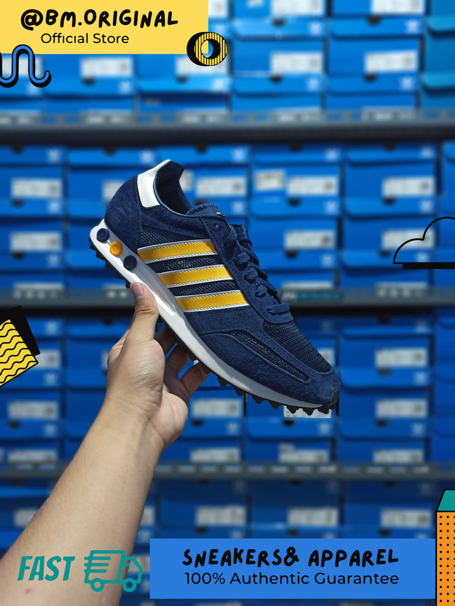 Adidas LA Trainer S Indigo Yellow White ID4632