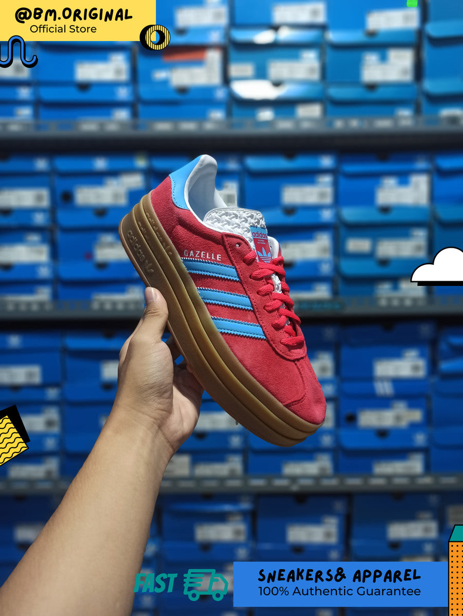 Adidas Gazelle Bold Active Pink Semi Blue Burst Cloud White IE0421