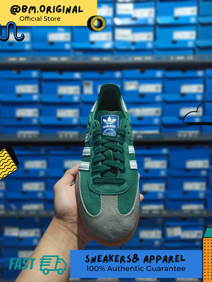 Adidas Samba OG Green White Gumsole ID2054