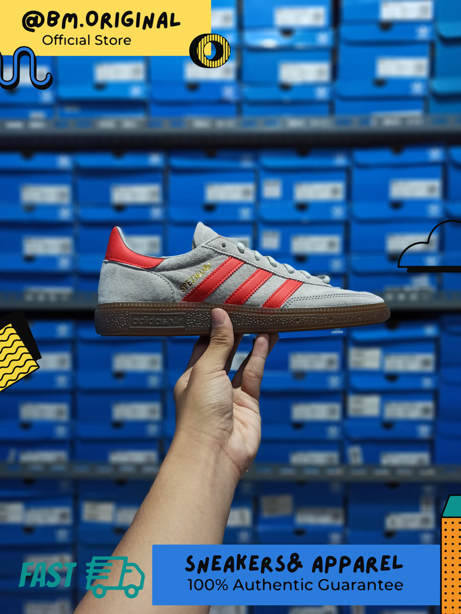 Adidas Spezial Handball Grey Red Gold Metallic EF5747