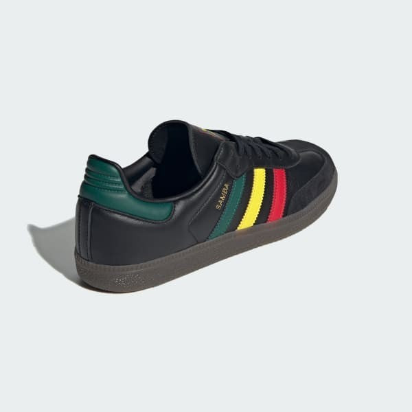 Adidas Samba OG Rasta Core Black Yellow Collegiate Green IH3119