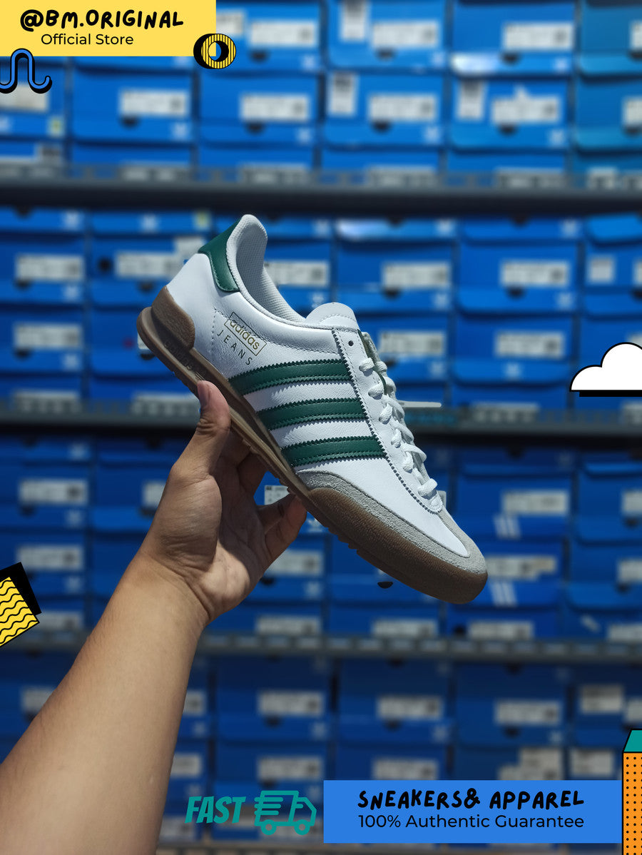 Adidas Jeans White College Green Gum GX4990
