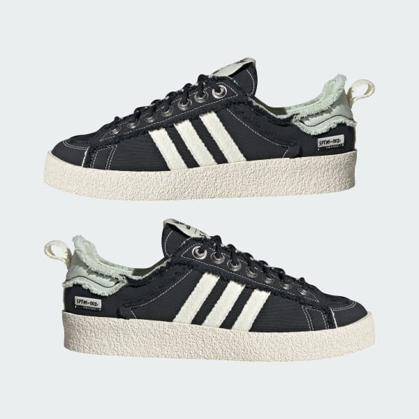 Adidas Campus 80s SFTM Core Black Cream Whitre Linen Green ID4791