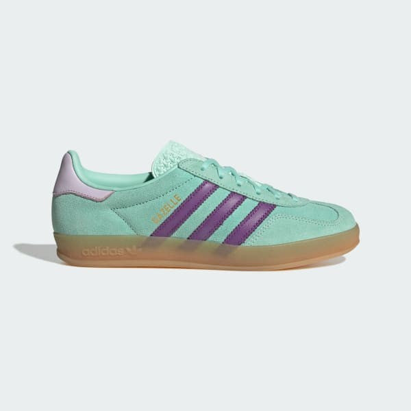 Adidas Gazelle Indoor Clear Mint Active Purple Ice Lavender JQ0192