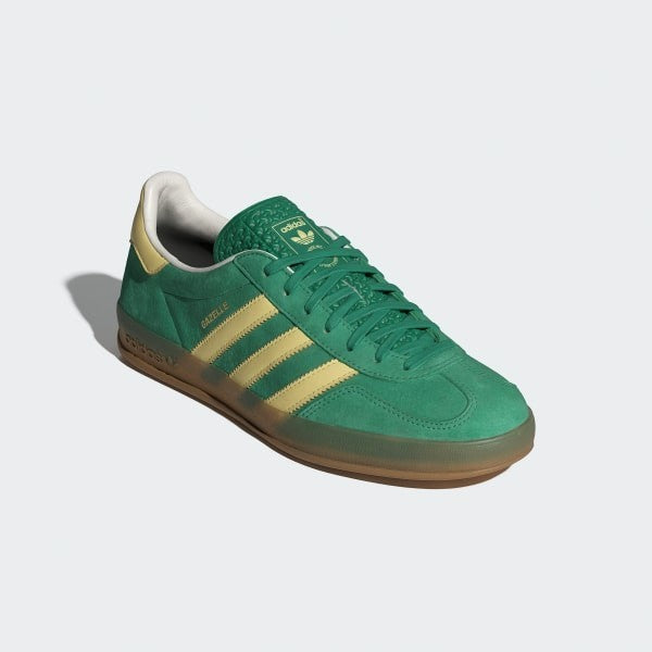 Adidas Gazelle Indoor Semi Court Green Almost Yellow Gum IH7500