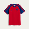 Adidas x Oasis Tour 3-Stripes Tee Better Scarlet KK9124