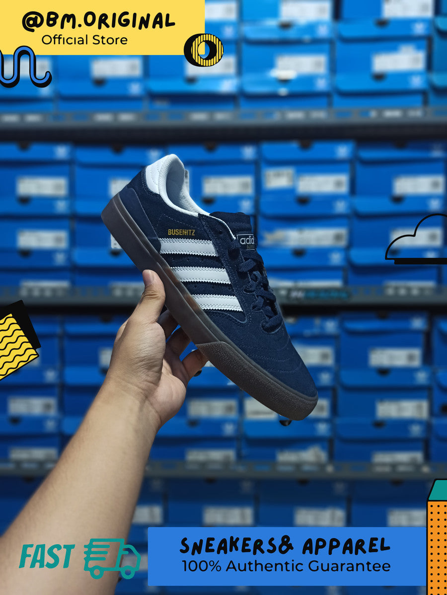 Adidas Busenitz Vulc 2.0 Collegiate Navy White Blue ORIGINAL GY6911