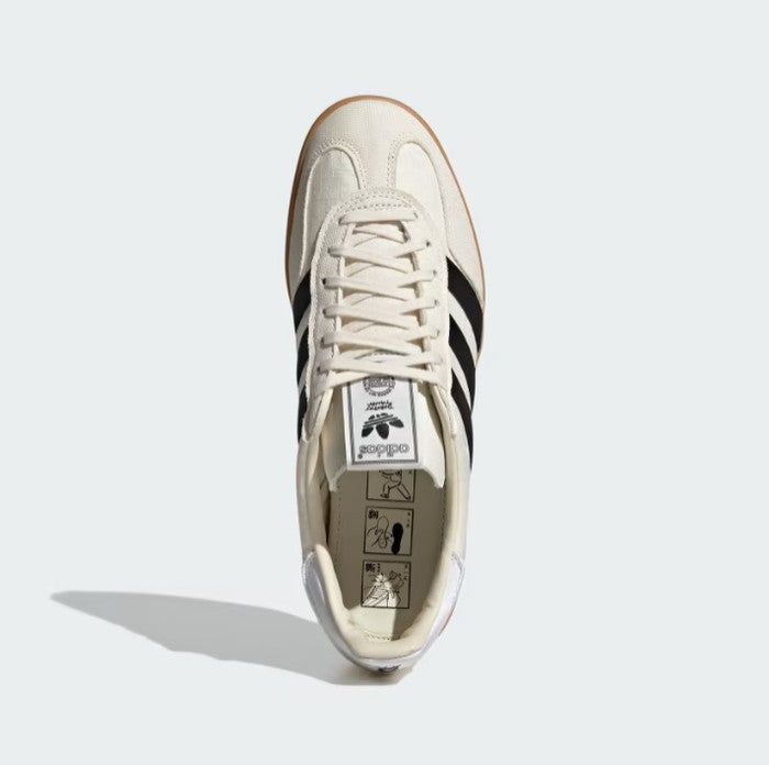 Adidas Gazelle Indoor Cream White Core Black Sand IG3677