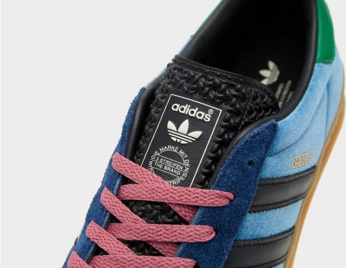 Adidas Gazelle Indoor Velour Blue Green Pink IH3309