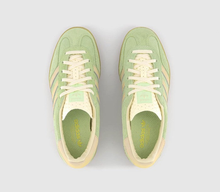 Adidas Gazelle Indoor Semi Green Spark Almost Yellow Cream IE2948