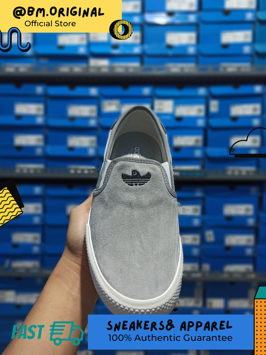Adidas Skateboarding Shmoofoil Slip Solid Grey Chalk White Black IG5267