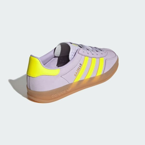 Adidas Gazelle Indoor Silver Dawn Solar Yellow Gum IH5492