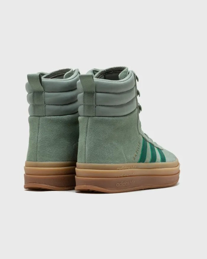 Adidas Gazelle Boot Silver Green Collegiate Green Gold Metallic ID6982