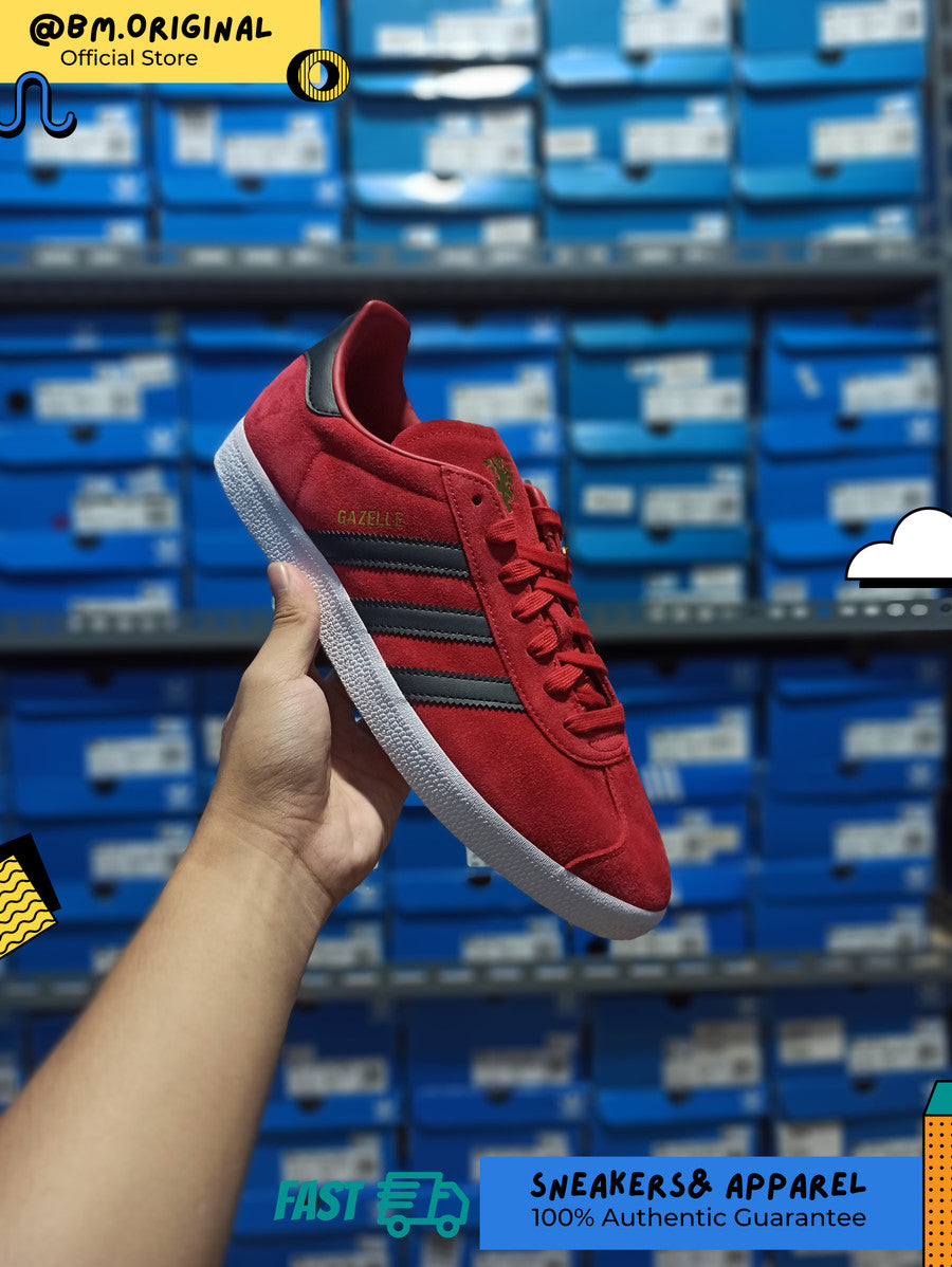 Adidas Gazelle x Manchester United MUFC Red Core Black White IE8503